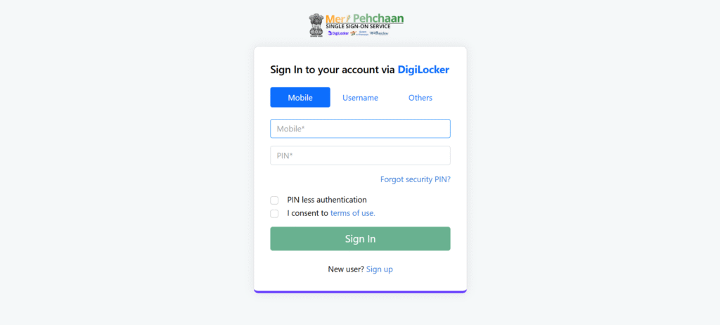 myScheme - Login
